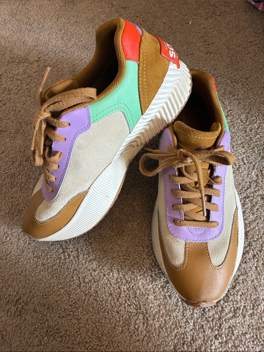 Sorel ONA BLVD Classic Waterproof Sneakers - Multicolor size 8